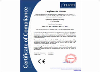 ce certificate bearings